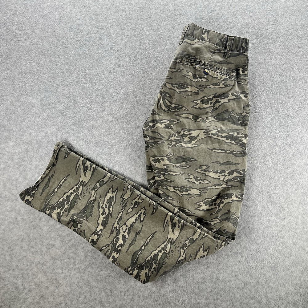 Hurley Mens 30 Camo Camoflouge Straight Leg Pants Woodsy Hunting